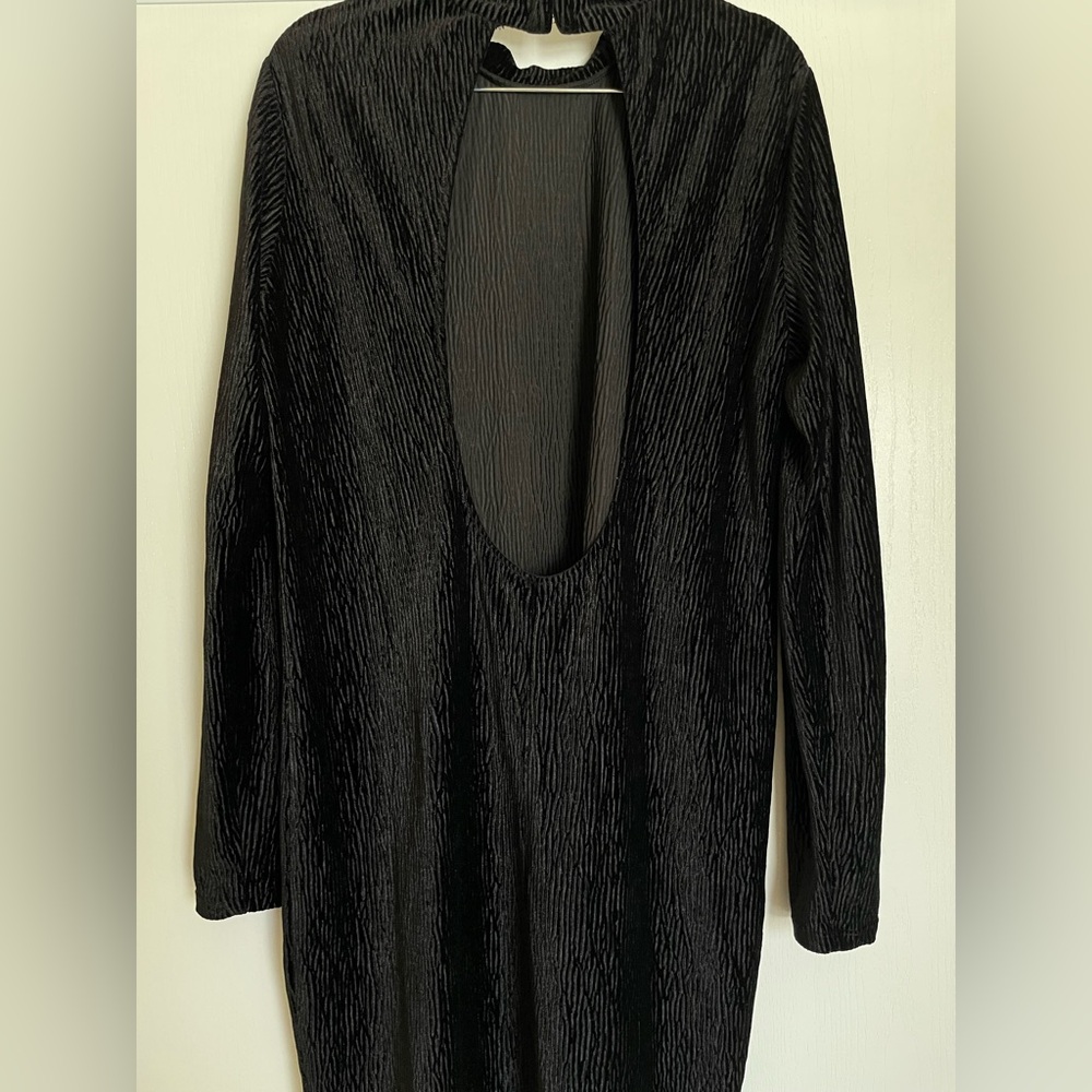 2 Chic Black One-Shoulder Dress and Open Back Dress